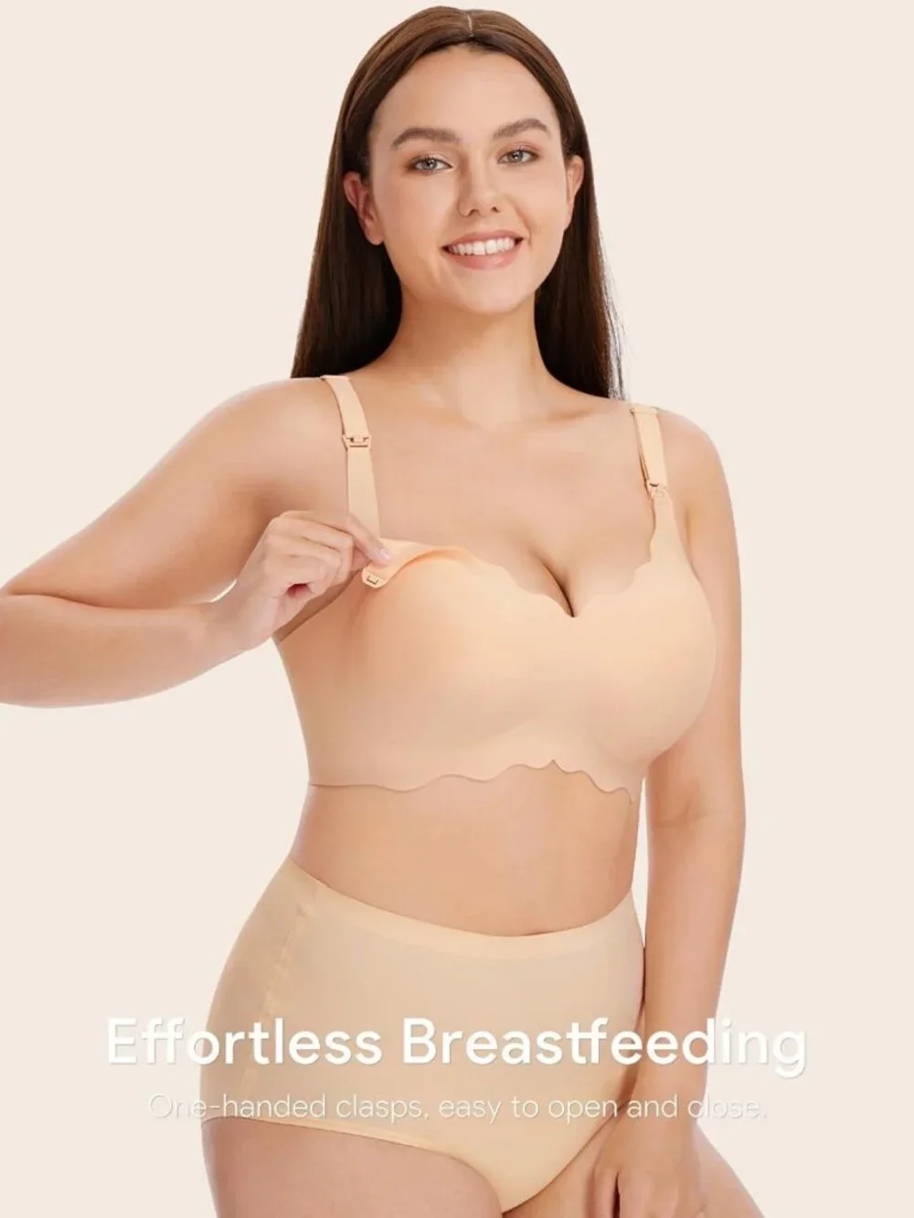 Seamless Nursing Bras for Breastfeeding - 3 Pack Maternity Comfort & Support